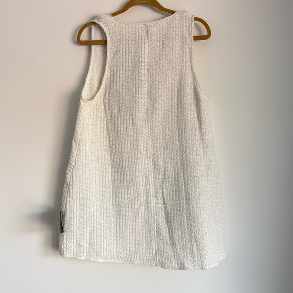 Lulu's White Button-Up Mini Dress - Picture 7 of 8